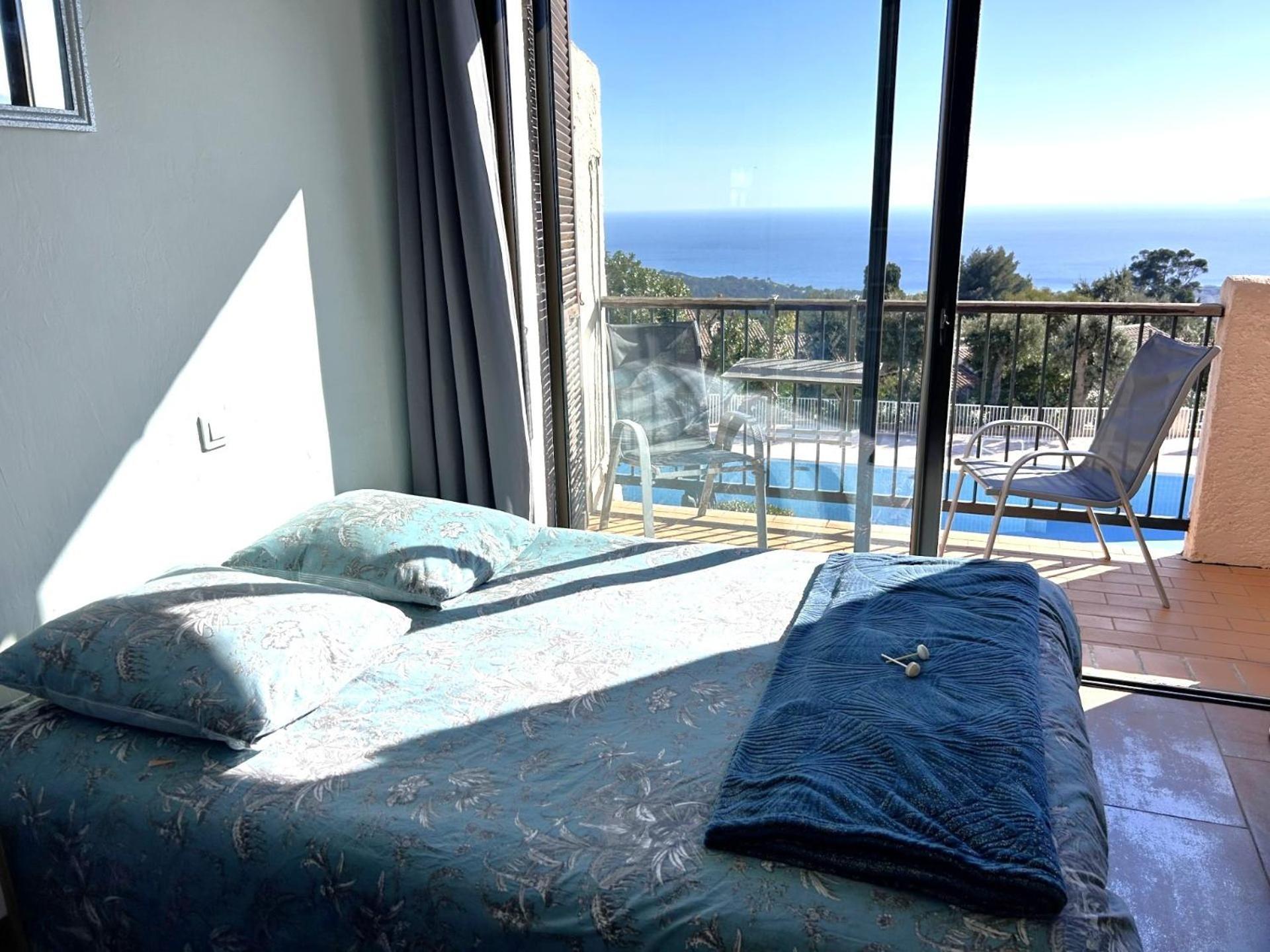 Studio Pool House Vue Mer Panoramique Amazing Sea View Wifi Linge Linen Inclut Aircondition Ла Круа-Вальме Экстерьер фото