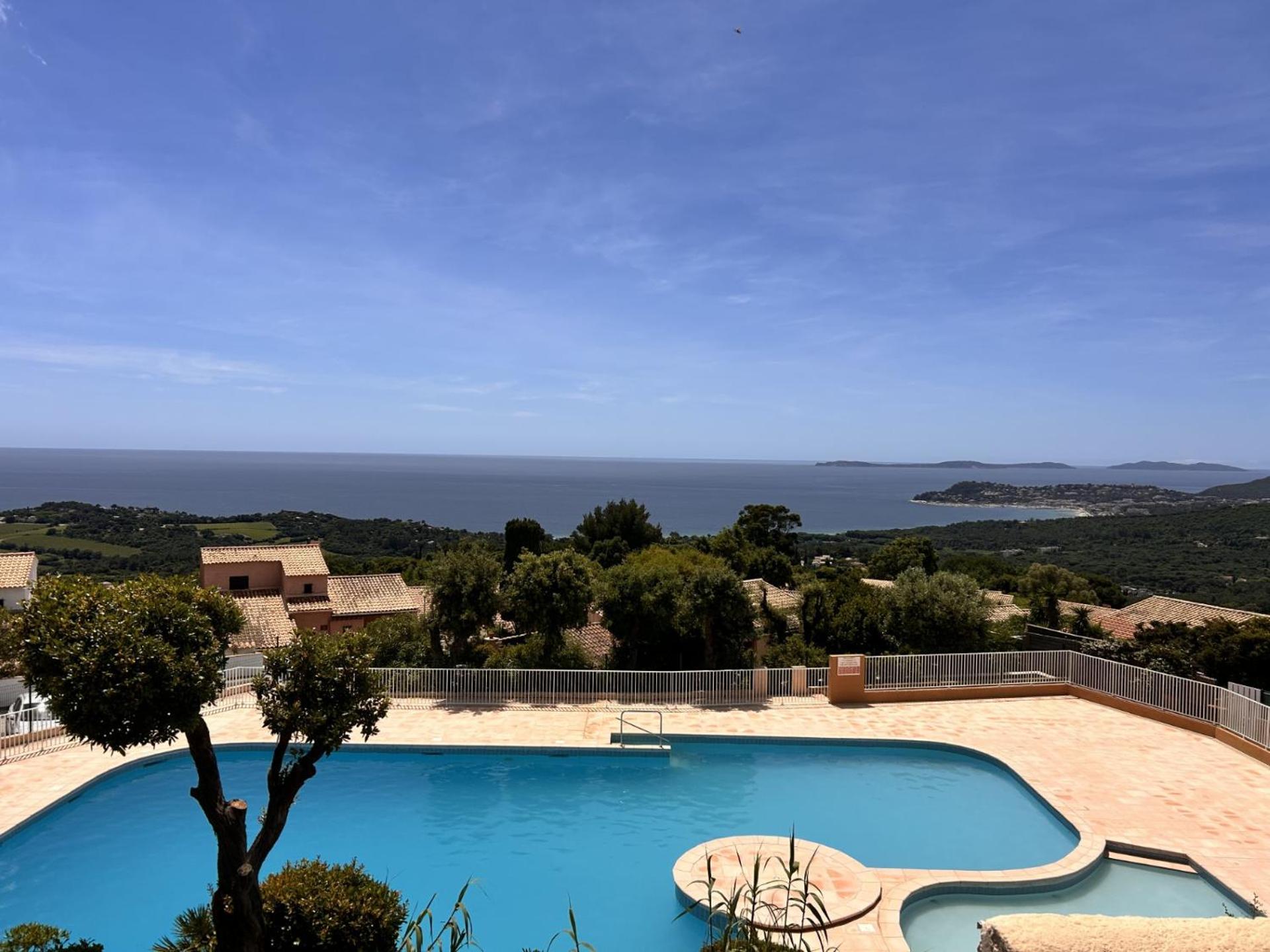 Studio Pool House Vue Mer Panoramique Amazing Sea View Wifi Linge Linen Inclut Aircondition Ла Круа-Вальме Экстерьер фото